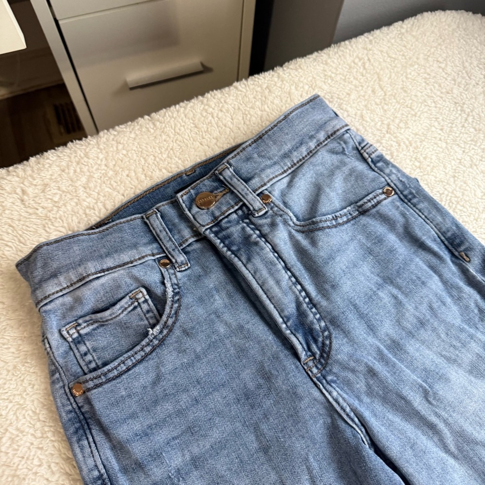 Express High Rise Light Blue Women's Jeans